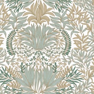 Обои - Casamance - Chardon Blanc/opaline - 75733262