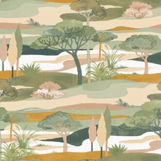 Обои - Casamance - Cap Ferret Céladon/ambre - 75870202