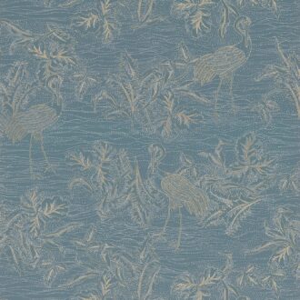 Обои - Casamance - Mirador Bleu persan/doré - 75891630