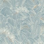 Обои - Casamance - Marée haute Bleu persan - 75902242