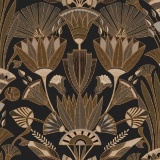 Обои - Casamance - Denderah Noir/mordoré - 76130610