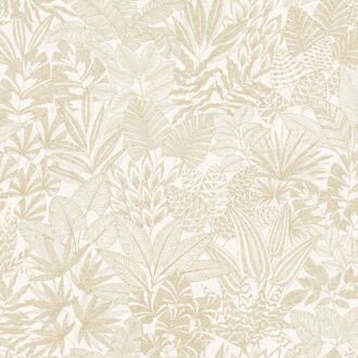 Обои - Casamance - Doum Blanc/doré - 76151324