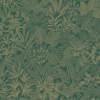 Обои - Casamance - Doum Emeraude/doré - 76151528