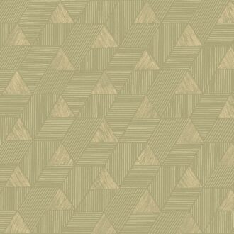 Обои - Casamance - Méroé Vert cendré/doré - 76172344