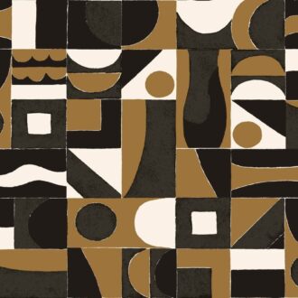 Обои - Casamance - Gourna Noir/mordoré - 76183058