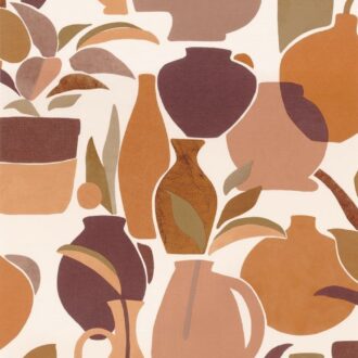 Обои - Casamance - Vallauris Terre de sienne/nude - 76210610
