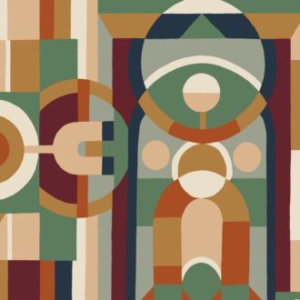 Обои - Casamance - Vitrail Multico - 76250508