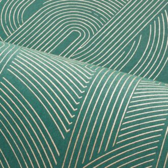 Обои - Casamance - Porte Oroe Emeraude dore - 76282038