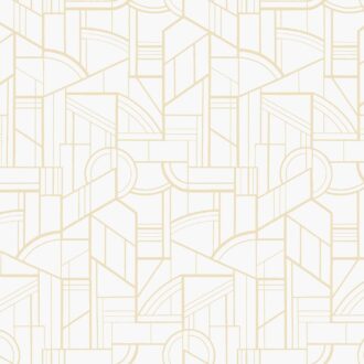Обои - Casamance - Cinétique Blanc Doré - 76292446