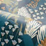 Обои - Casamance - Erica Marine/ocre - 76570406