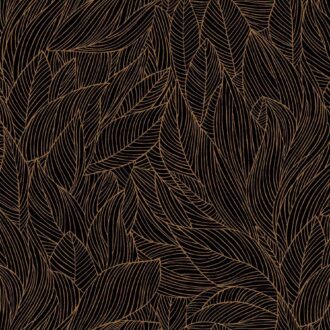 Обои - Casamance - Hosta Noir/doré - 76602344