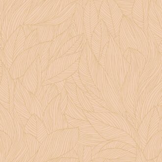 Обои - Casamance - Hosta Rose poudré/doré - 76602446