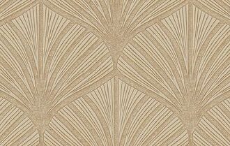 Обои - Casamance - Nereides Marron glacé/doré - 76651528