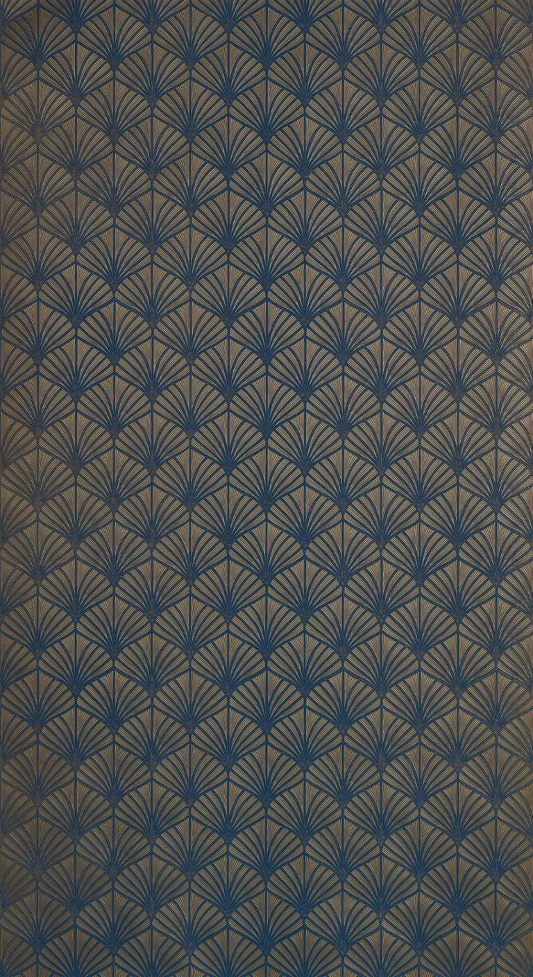 Обои — Casamance — Nereides Bleu roi/dore — 76651630