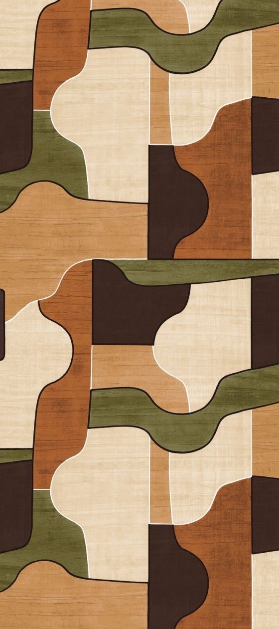 Обои - Casamance - Modernismo Ambre/kaki - 76820304