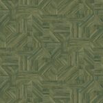 Обои - Casamance - Imbrication Vert mousse - 76892140