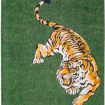 Ковёр - POP - LOUIS DE POORTERE - 170 x 240 см (POP_M_9388-TIGER-GREEN ON FIRE)