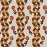 Обои — Le manach — POMMES DE PIN Mordore — LP107001