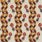 Обои - Le manach - 
POMMES DE PIN Mordore - LP107001