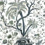 Обои — Braquenie — VOILE DE GENES Emeraude — BP350001
