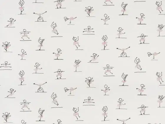 Обои - Pierre Frey - 
LES DANSEUSES DE GABRIELLE Rose - FP833001