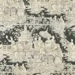 Обои — Pierre Frey — AU PALAIS PETIT Soie — FP054002
