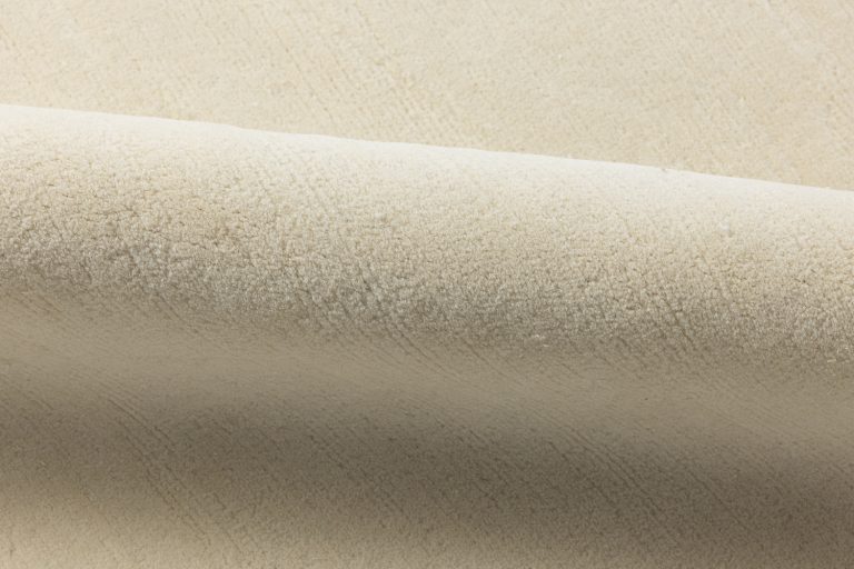 Индийский ковёр из мериносовая шерсть и хлопка — BLANC DE BLANCS