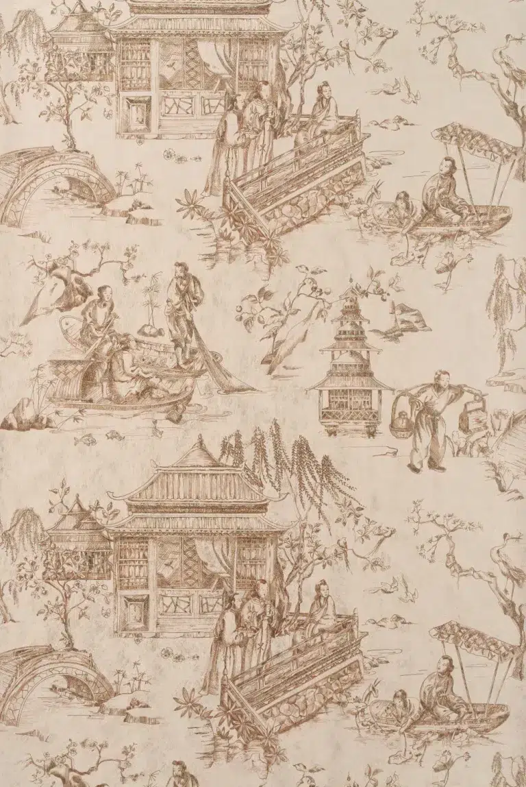 Обои — Pierre Frey — LE PRINTEMPS DU MEKONG METAL Or — FP587003
