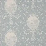 Обои — Braquenie — WALLPAPER LA FONTAINE Blue/Steel — BP206003