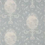 Обои - Braquenié - 
WALLPAPER LA FONTAINE Blue/Steel - BP206003