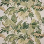 Обои — Boussac — WALLPAPER BANANIER Ecru Green — W4630A01
