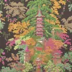 Обои — Pierre Frey — JARDINS JAPONAIS Nuit — FP965002