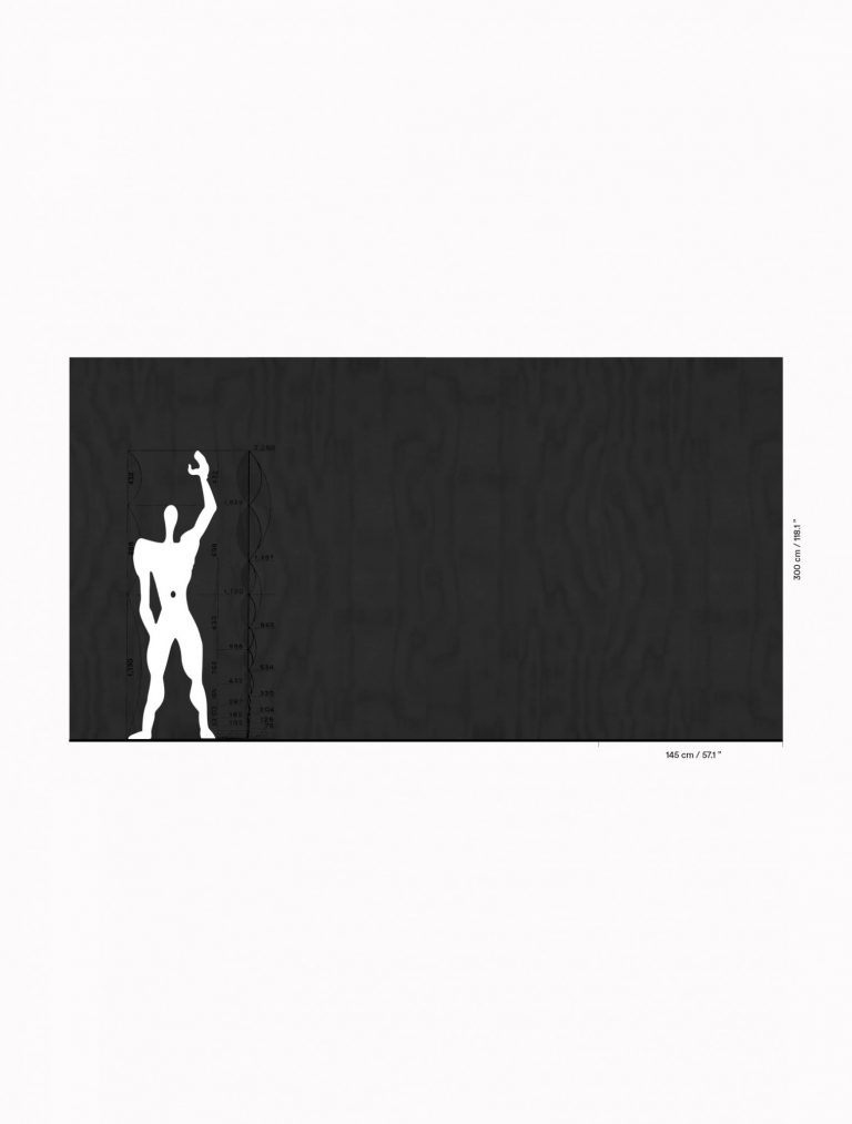 Обои — Dedar — Amoir Libre Wall nero — 02D2300700022