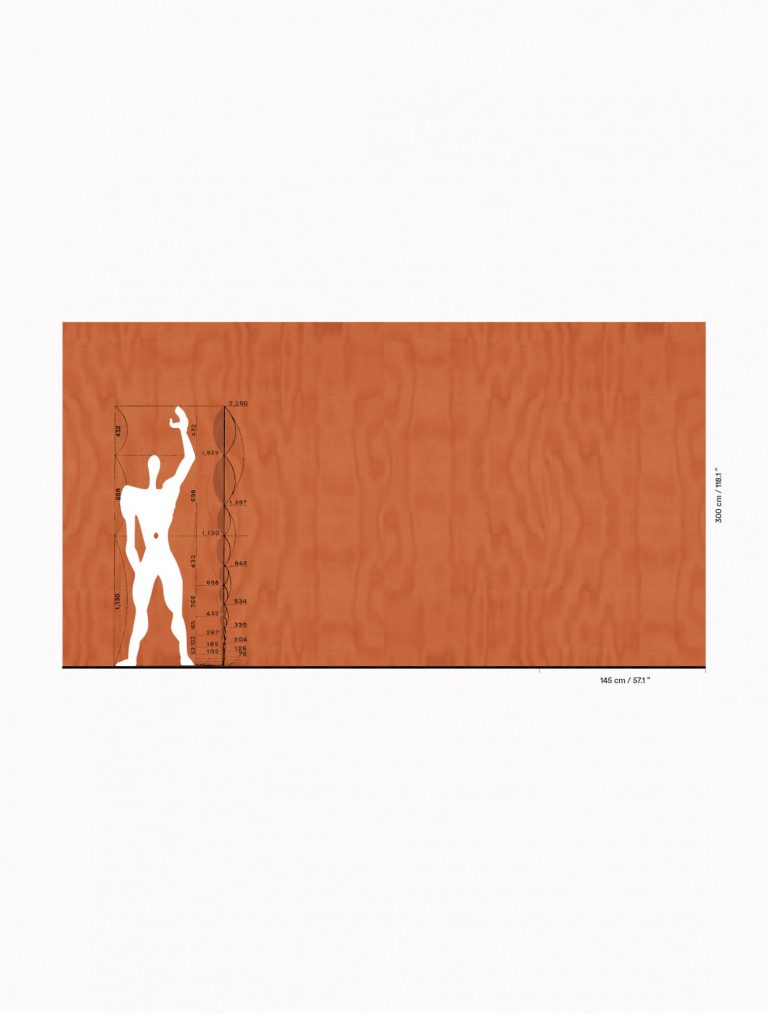 Обои — Dedar — Amoir Libre Wall mandarine — 02D2300700040