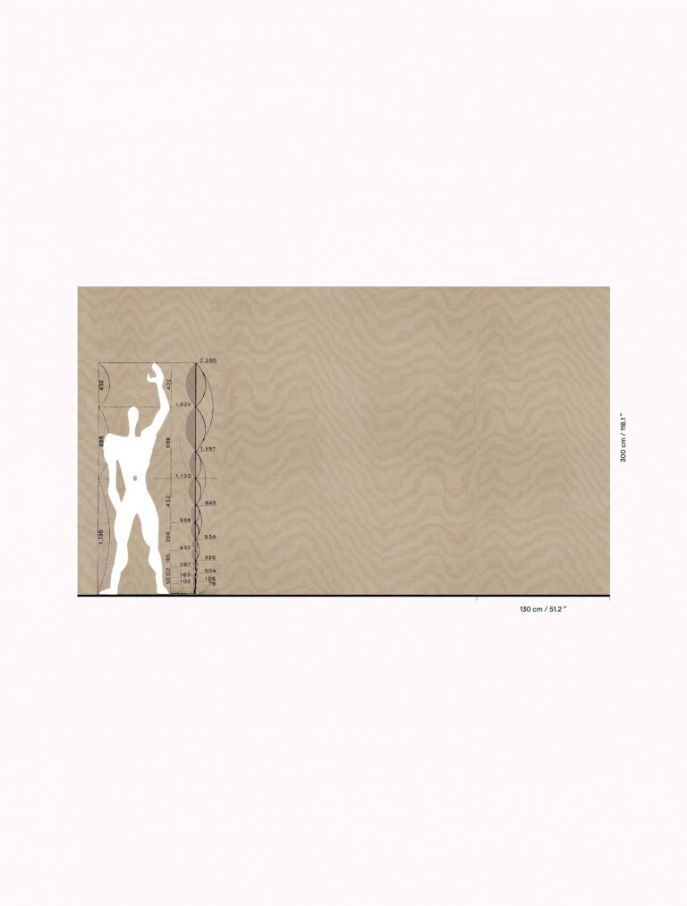 Обои — Dedar — Moire Chanvre Wall canapa — 02D2400200002