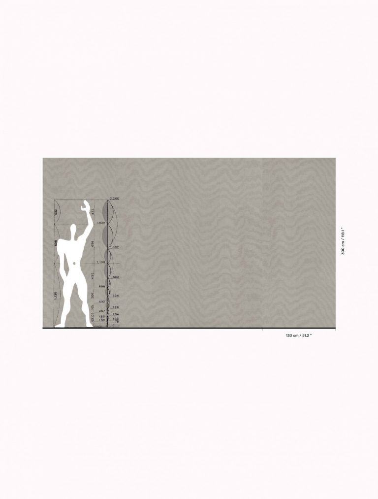 Обои — Dedar — Moire Chanvre Wall bruma — 02D2400200003