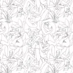 Обои - Pierre Frey - 
LE COUPLE Noiretblanc - FP370001