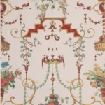 Обои - Boussac - 
WALLPAPER MARLY Rust - W4566002