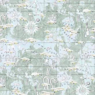 Обои - Pierre Frey - 
MAGELLAN Celadon - FP481003