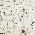 Обои — Pierre Frey — VASES MASQUES Blanc — FP591001