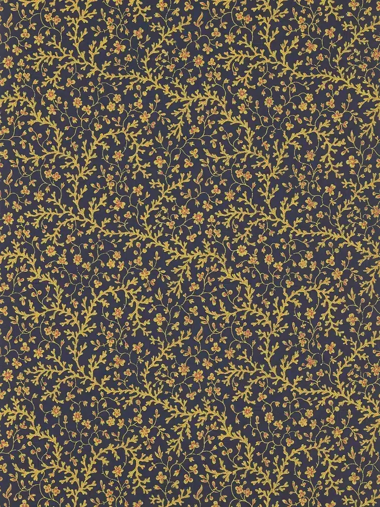 Обои — Pierre Frey — FLEURS DE CORAIL Marine — FP787004