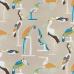 Обои - Pierre Frey - 
LES OISEAUX PERCHES Sable - FP768002