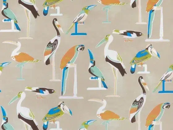 Обои - Pierre Frey - 
LES OISEAUX PERCHES Sable - FP768002