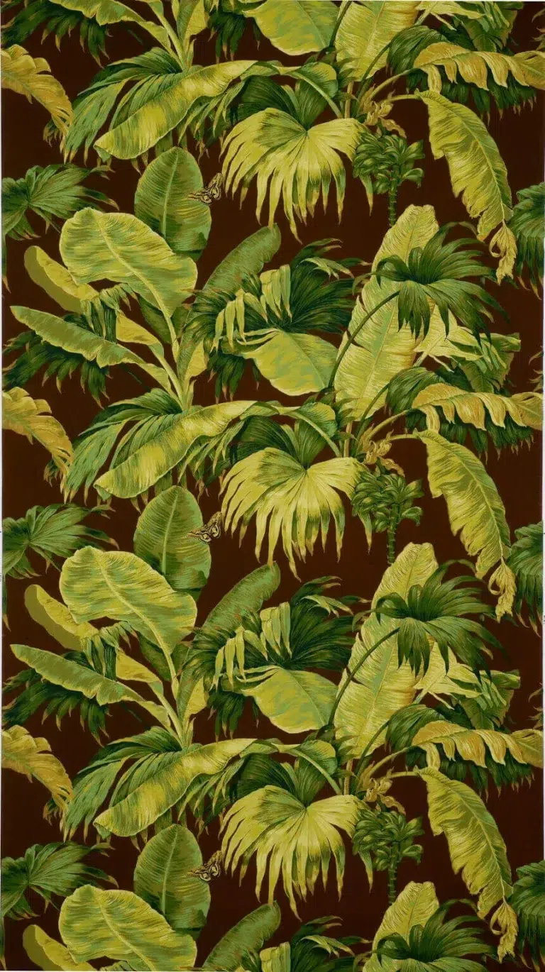 Обои — Boussac — WALLPAPER BANANIER Chocolate — W4630A04