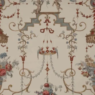 Обои - Boussac - 
WALLPAPER MARLY Spruce - W4566001