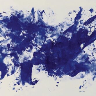 Обои - Pierre Frey - YVES KLEIN EMPREINTE DYNAMIQUE Bleuoutremer - FP900001