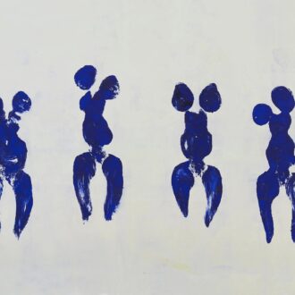 Обои - Pierre Frey - YVES KLEIN EMPREINTE STATIQUE Bleuoutremer - FP901001