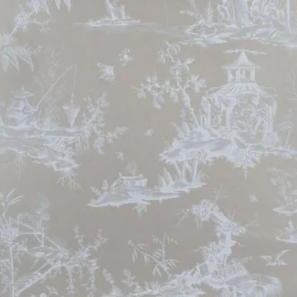 Обои - Boussac - 
WALLPAPER KANAWA Icy White - W4515A08