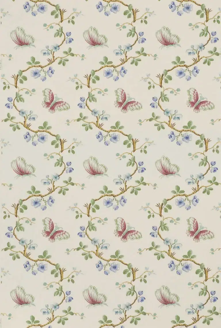 Обои — Pierre Frey — WALLPAPER PAPILLONS Bleu — FP167003