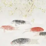 Обои — Pierre Frey — LES CARPES Argent — FP911001